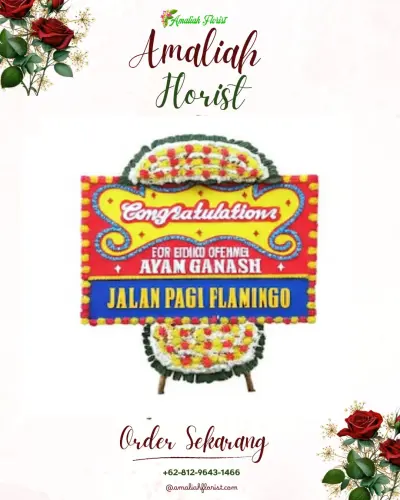 Bunga Papan Congratulation di Bugistua